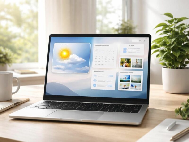 découvrez comment ajouter la météo google directement sur votre page d'accueil et personnalisez son affichage avec style pour une expérience pratique et élégante.