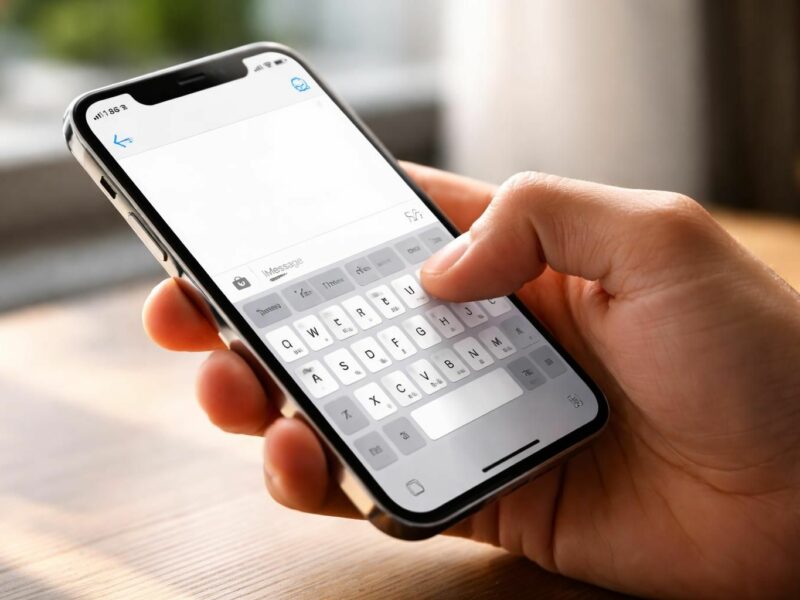 découvrez comment ajuster l'inclinaison de votre clavier iphone pour une expérience de frappe plus confortable et efficace.
