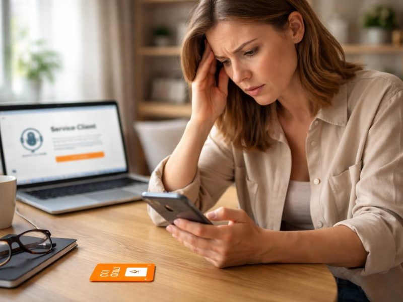 découvrez comment contacter facilement le service client orange en cas de carte sim bloquée et retrouvez rapidement l'accès à vos services mobiles.