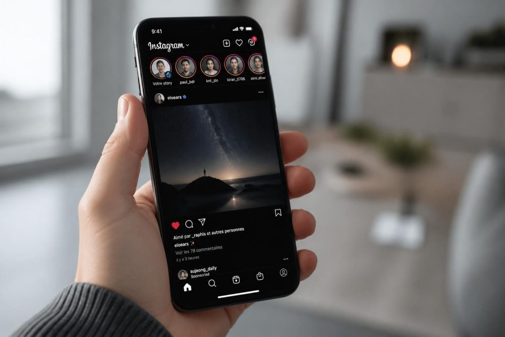 découvrez comment activer le mode sombre sur instagram pour iphone et personnalisez votre application avec un fond noir élégant et confortable pour vos yeux.
