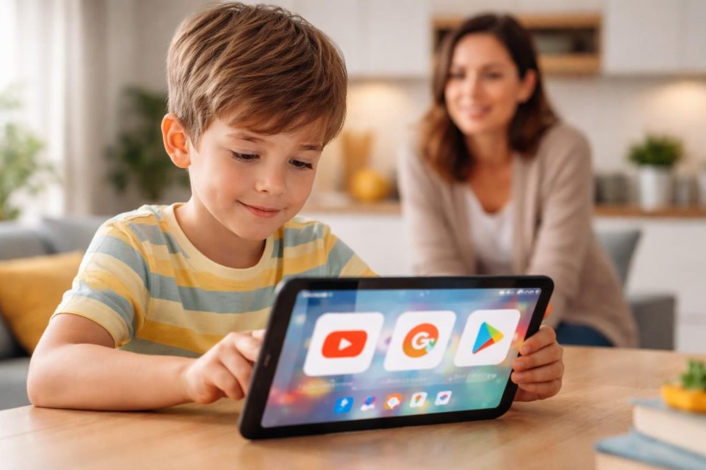 découvrez comment sécuriser efficacement youtube, chrome et le play store sur tablette grâce au contrôle parental pour protéger vos enfants en ligne.