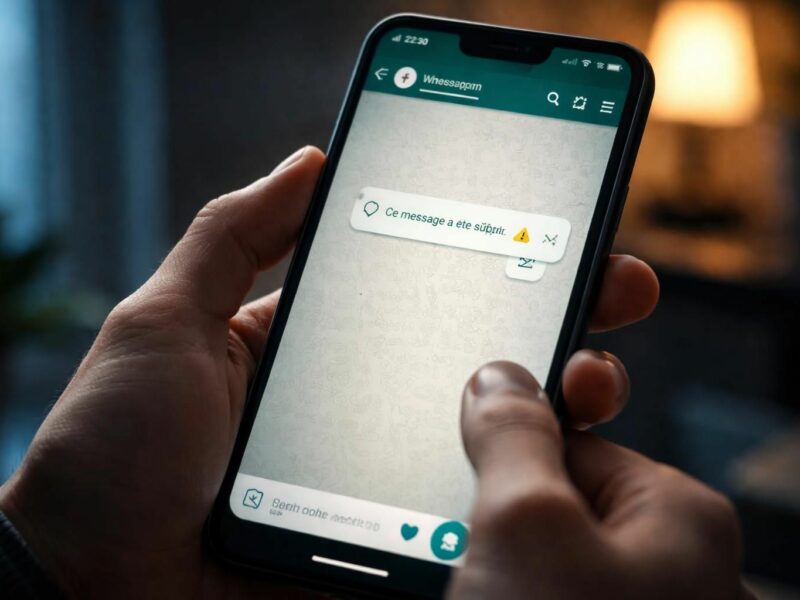 découvrez si vous pouvez récupérer un message whatsapp supprimé par l'expéditeur et quelles méthodes peuvent vous aider à restaurer ces conversations effacées.