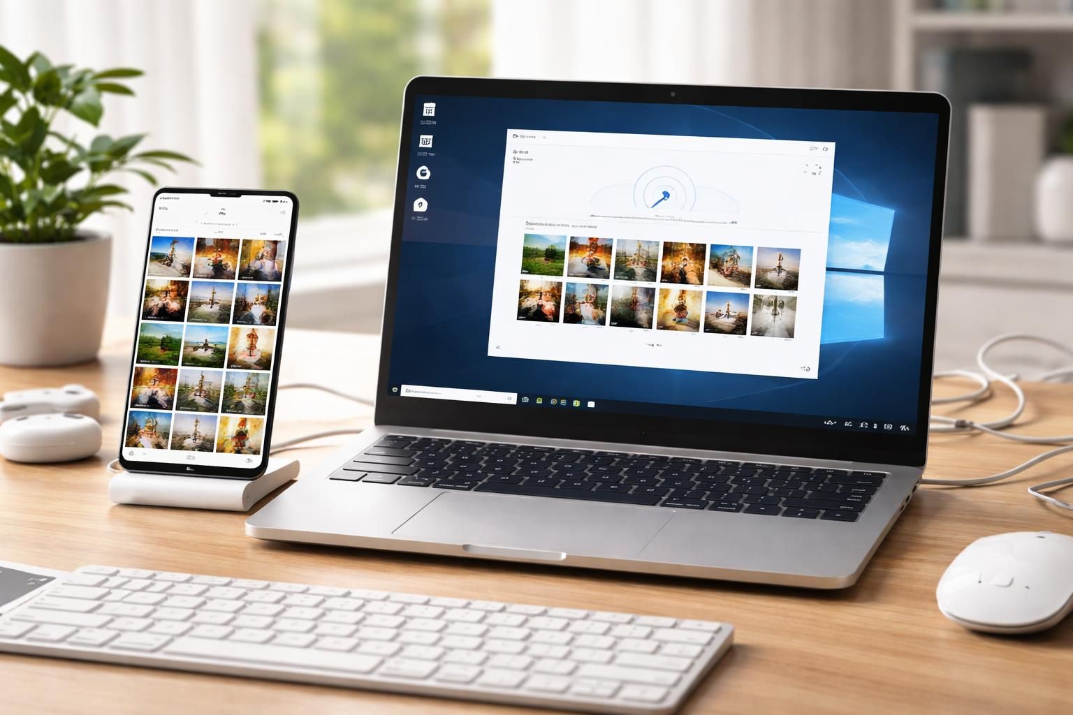 découvrez les 5 meilleures applications pour transférer facilement vos photos d'un smartphone android vers un pc windows 10. suivez notre guide pratique pour un transfert rapide et sécurisé.