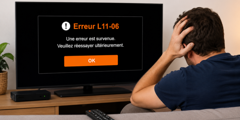 erreur L11-06 orange