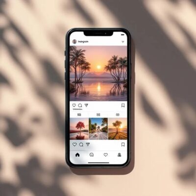 fil Instagram sur iPhone