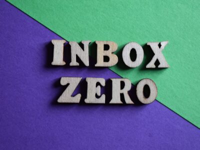 Inbox Zero, phrase as banner headline