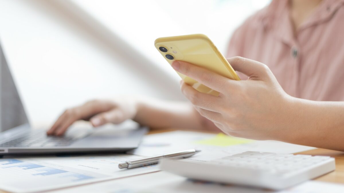 smartphone employé