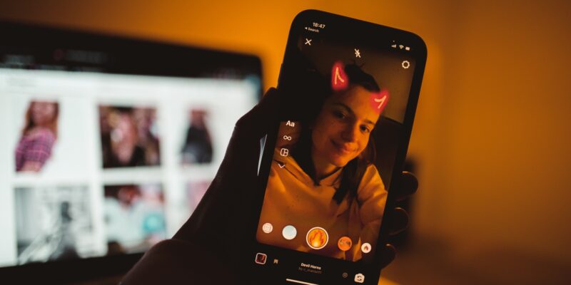 Social media instagram filter
