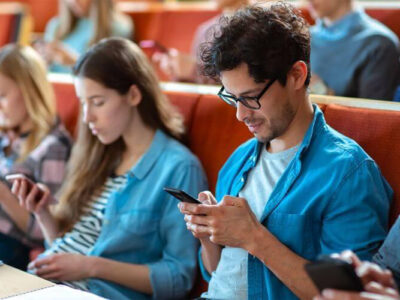 téléphones étudiants